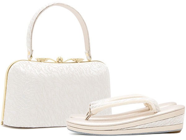 Zori Bag Set Robe Decolletage I Silver L Size Yume Clothes Made in Japan Luxury