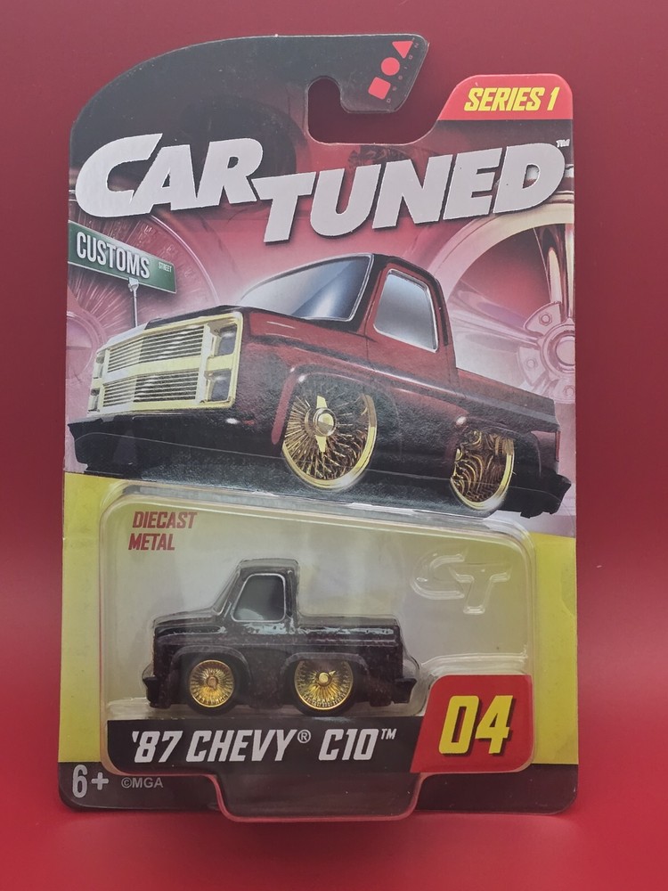 Walgreens Exc #04 MGA Car Tuned '87 Chevy C10 Series 1 Metallic Red HTF