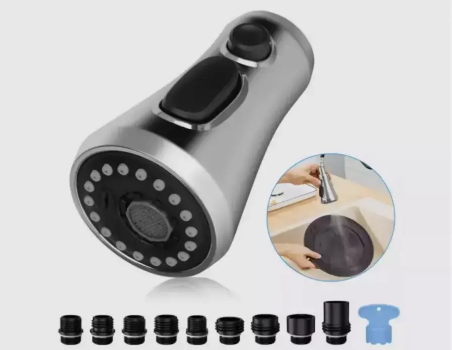 Universal Pull-Down Kitchen Faucet Spray Head Replacement