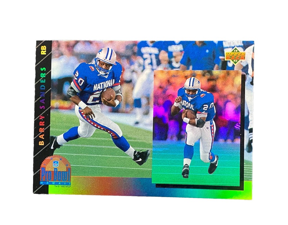 1993 Upper Deck Pro Bowl #PB17 Barry Sanders, Detroit Lions HOF - NM