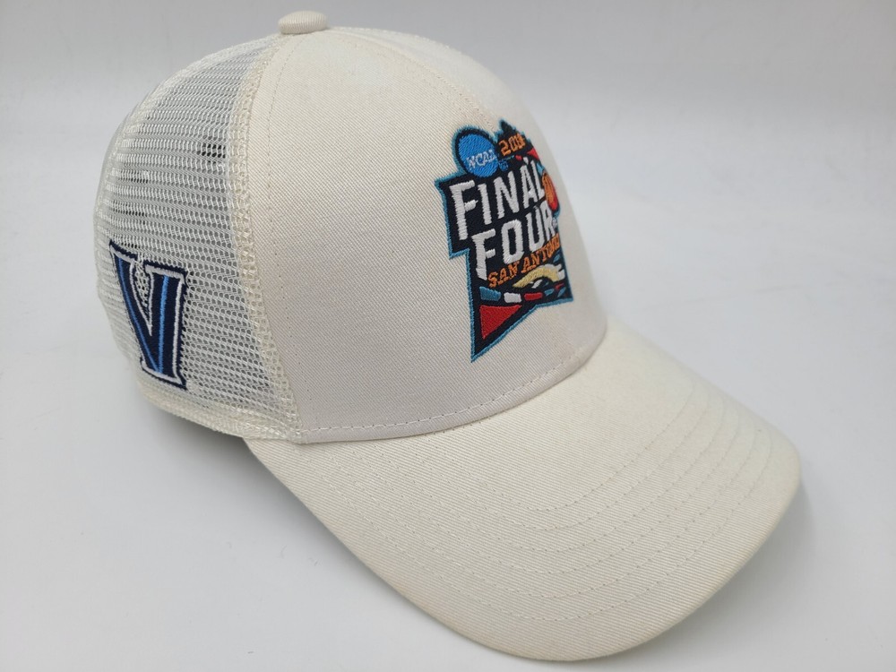 Villanova University Wildcats 2018 Final Four Mesh Adjustable Hat Cap NCAA White