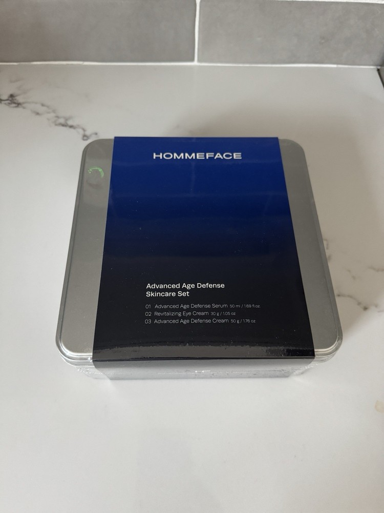 HOMMEFACE Men's Anti-Aging Skincare Set with Serum Eye Cream & Moisturizer