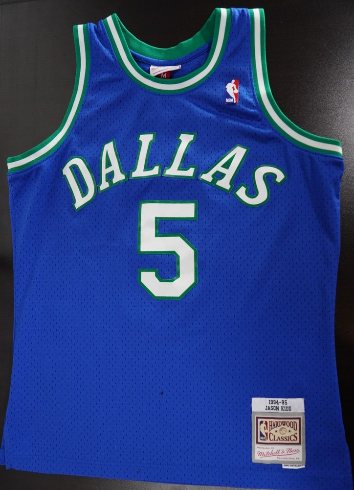 MITCHELL & NESS NBA HWC DALLAS MAVERICKS JASON KIDD 1994-95 AUTHENTIC JERSEY M