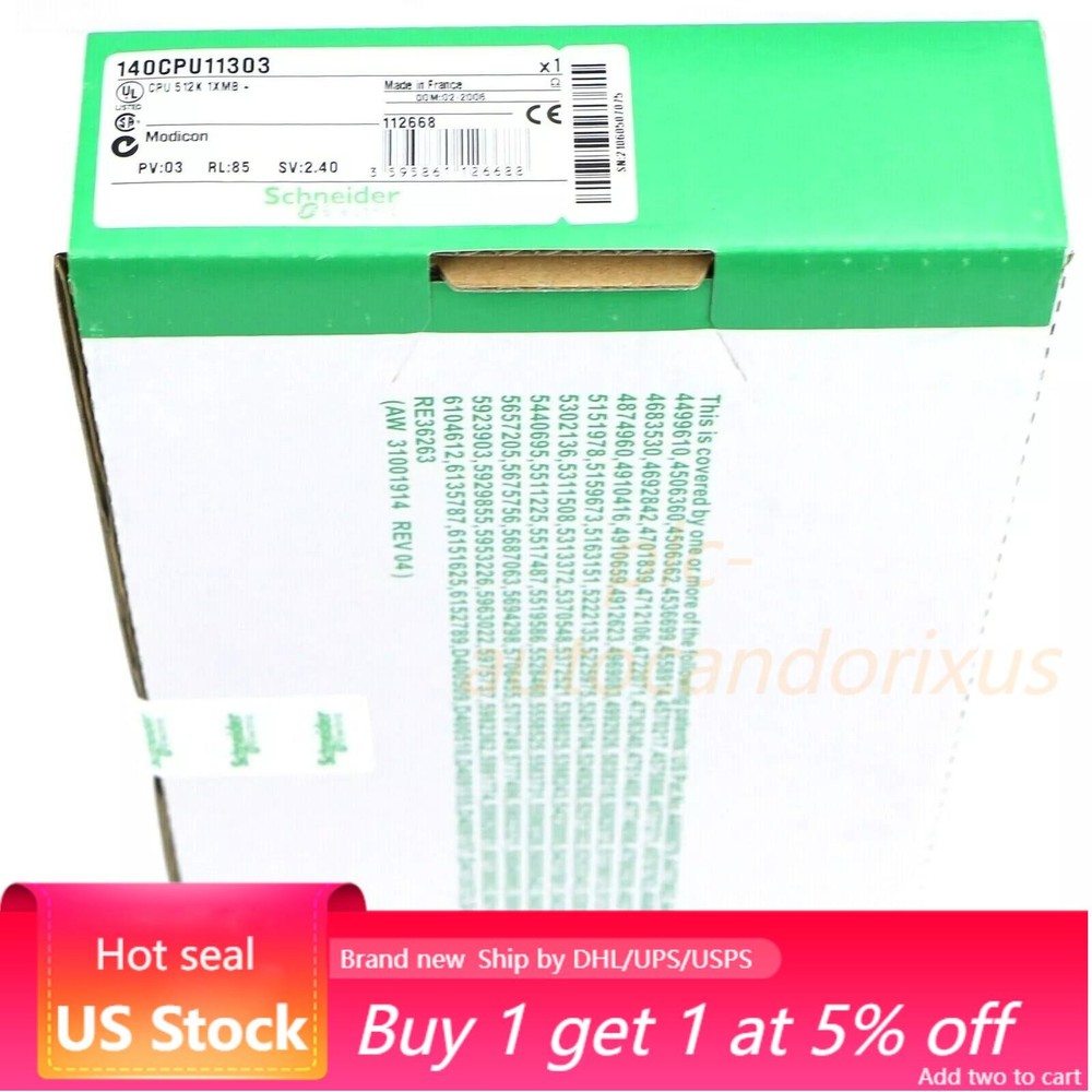 In Box  140CPU11303 CPU Controller US Free TAX