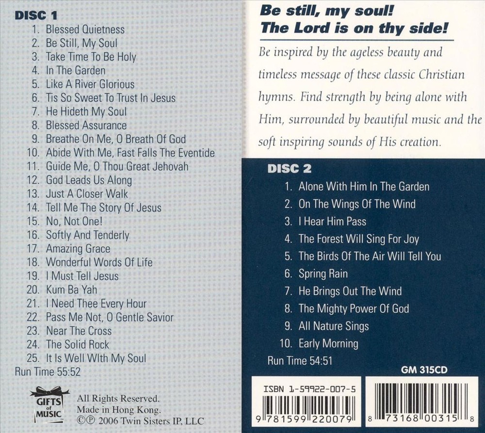 TWIN SISTERS INSPIRATION NEW CD