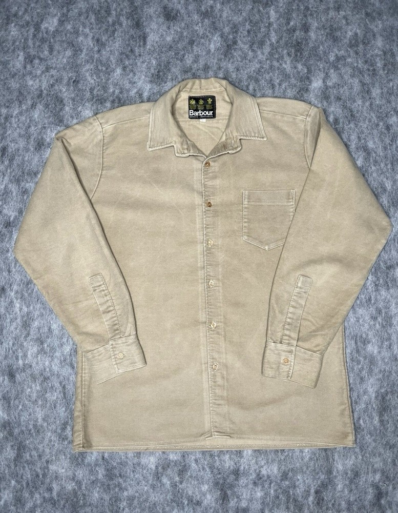 Barbour vintage Is shirt size L made in England