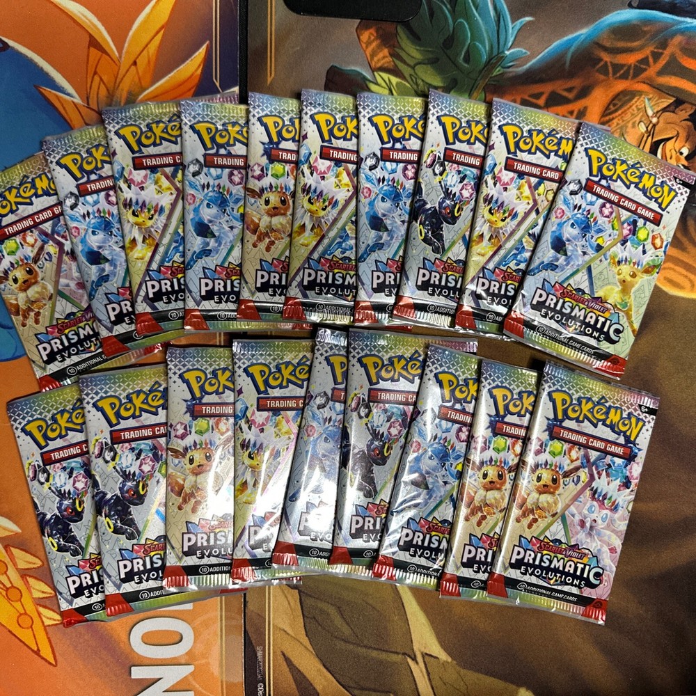 19 Packs Of Prismatic Evolutions Pokémon