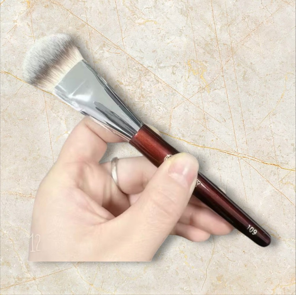 BK Beauty 109 Mini Contour Foundation Brush for Flawless Blending