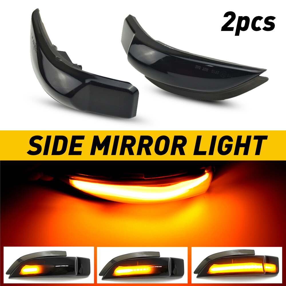 Sequential LED Amber Side Mirror Turn Signals for 2012-2017 Toyota Camry