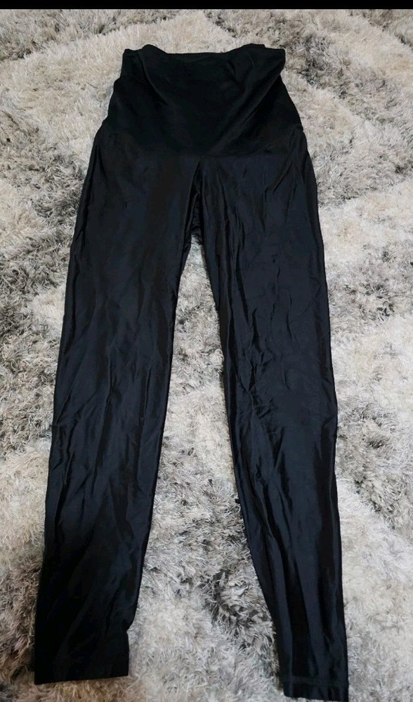 Reebok Maternity Stretch Leggings for Women - Medium Black