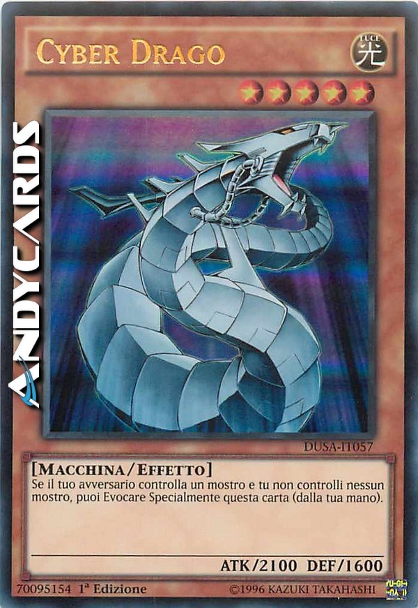 Cyber Dragon Ultra Rare DUSA IT057 1st Edition Yugioh Card by ANDYCARDS