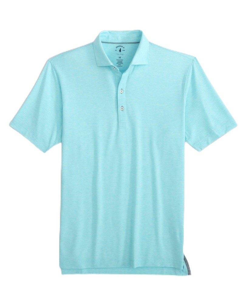 johnnie-O Maddox Solid Top Shelf Performance Polo Riviera Size L