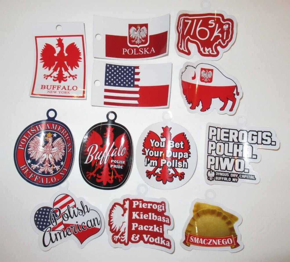 Dyngus Day Buffalo NY Polish American Pride Vinyl Decal Sticker Outdoor Indoor-image