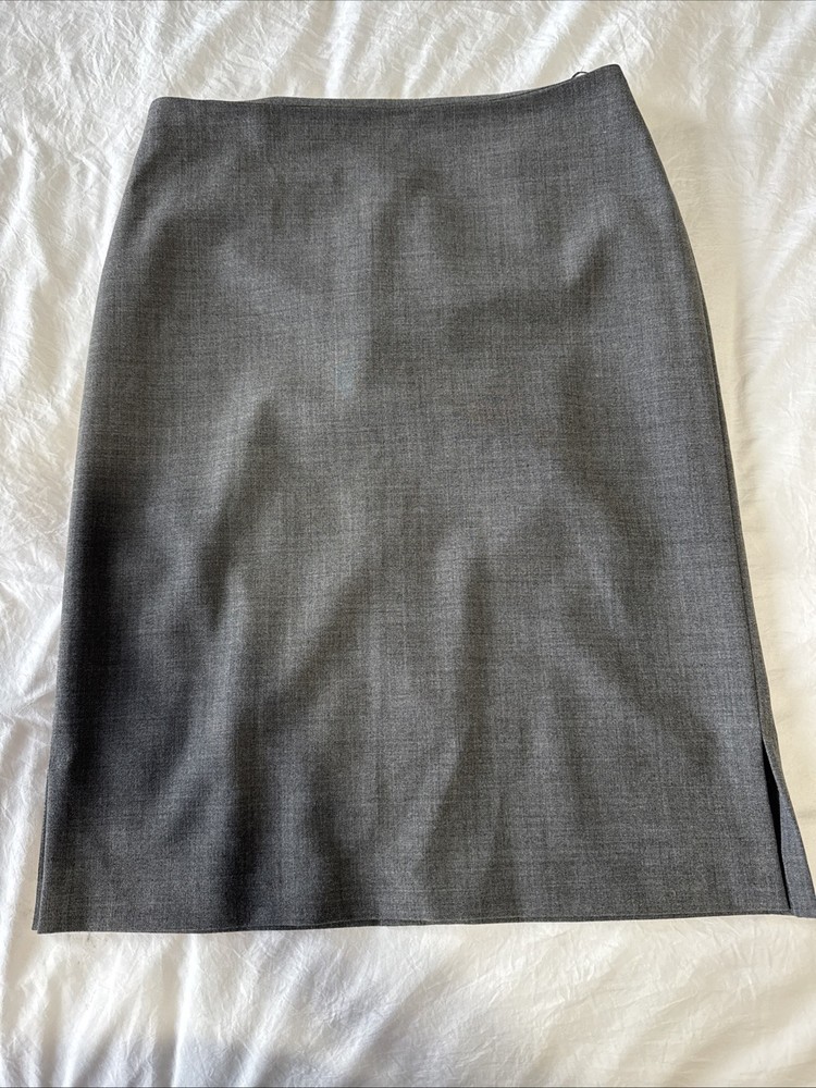 Vintage Ralph By Ralph Lauren Women’s Suit Pencil Skirt Gray Size 6 EUC