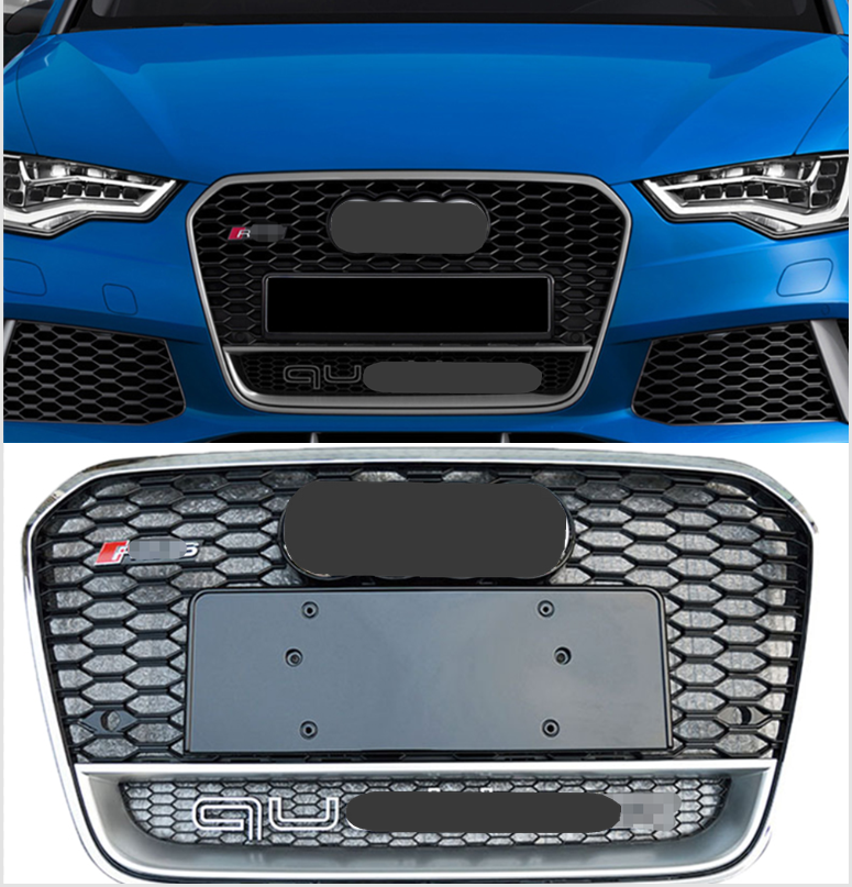For 2013-2015 Audi A6 C7 S6 Rs6 Front Bumper Mesh Grill Grille
