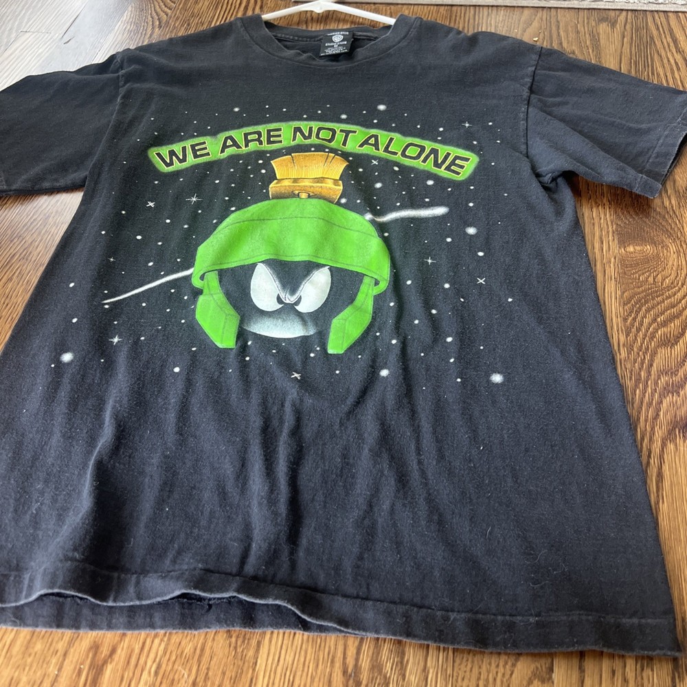 Vintage 90’s Marvin The Martian T-Shirt Looney Tunes Warner Bros M Single Stitch