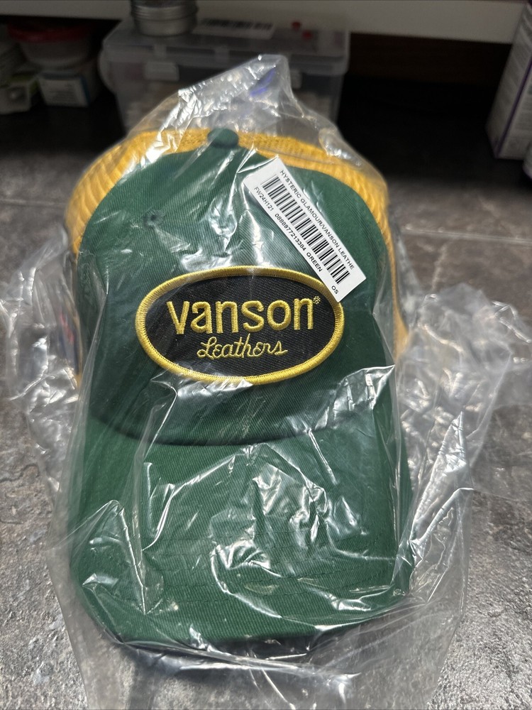Supreme x Hysteric Glamour x Vanson Leathers Mesh Back 6-Panel Hat Green Trucker
