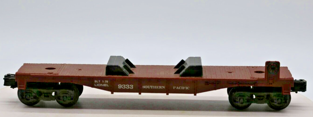 Lionel O Scale Southern Pacific 9333 Flat Car 1:48 No Load Model Train