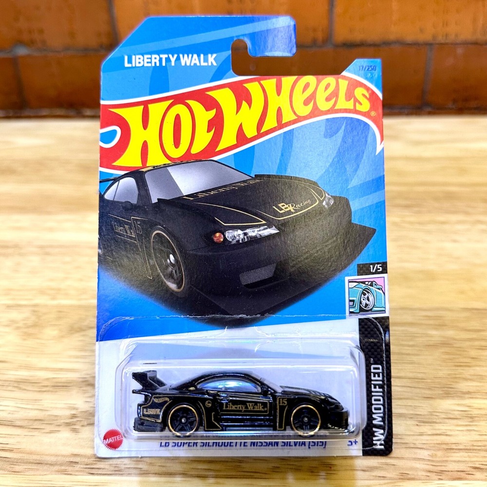 HW HOT WHEELS LB SUPER SILHOUETTE NISSAN SILVIA S15 BLACK Liberty Walk 17/250