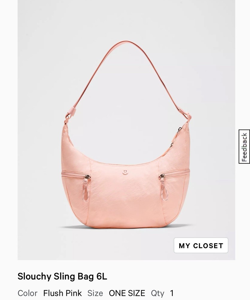 Lululemon Slouchy Sling Bag 6L Pink