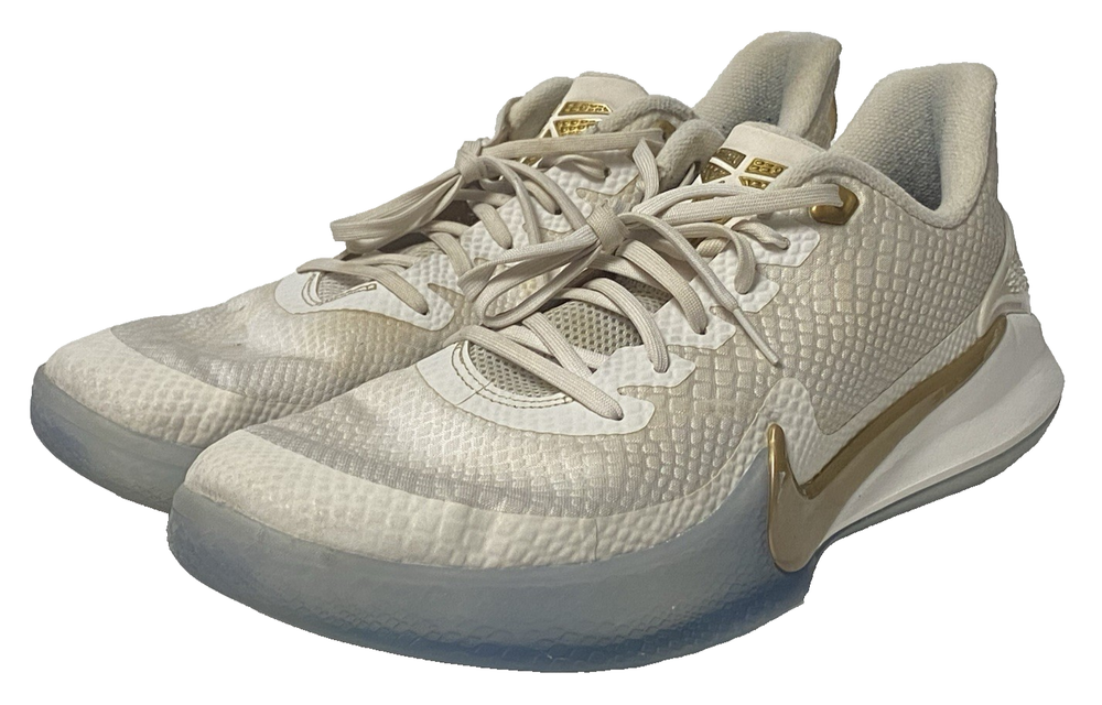 Nike Mamba Focus Phantom Metallic Gold AJ5899-004 Size 13 Pre-Owned Basketball Shoes