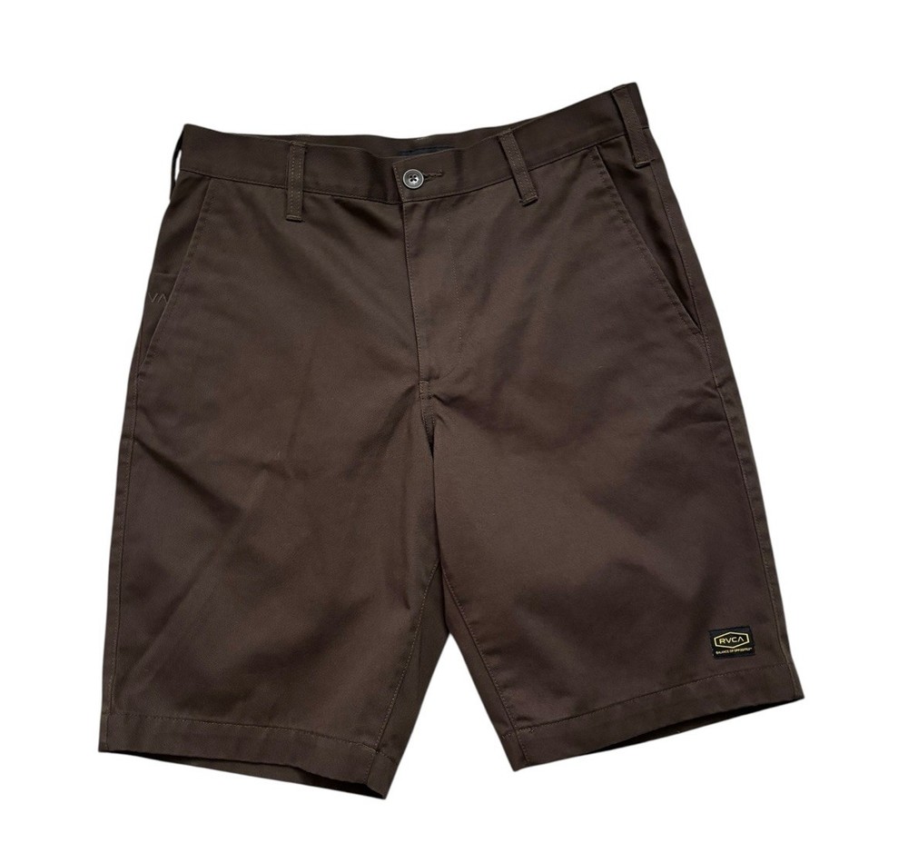 RVCA Shorts Mens 30 Dark Brown Americana 11
