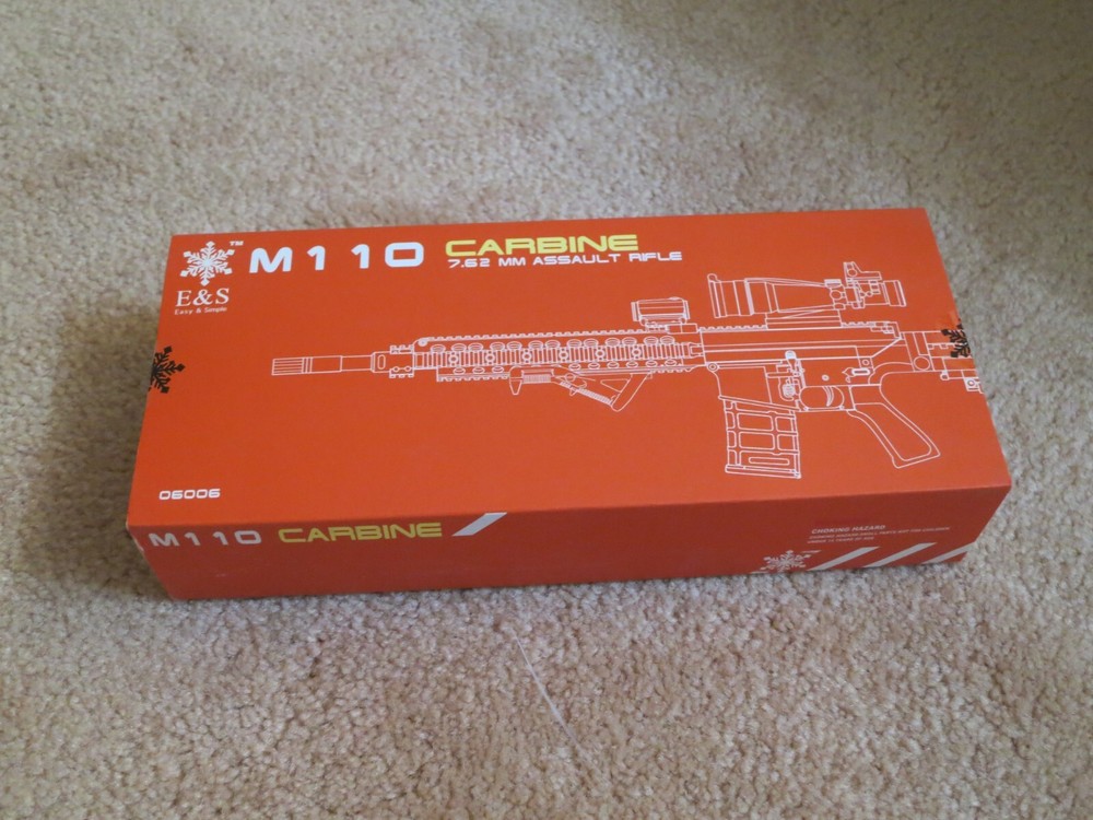 EASY & SIMPLE M110 Carbine 7.62mm Assault Rifle Set #06006B For 1/6 Figures BIN