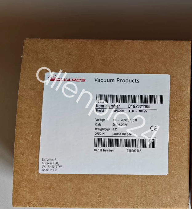 Edwards APG200-XLC-NW25 Vacuum Gauge with FedEx or DHL Shipping