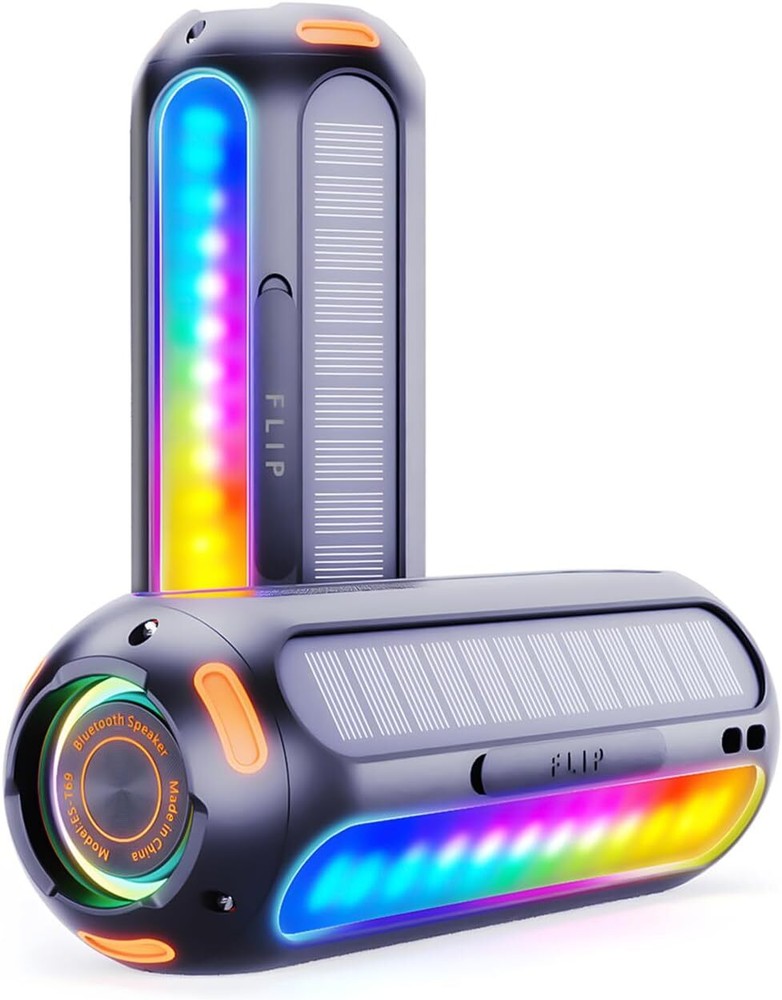 Golf Speaker with Solar Charging 30H Playtime Magnetic Bluetooth Speaker  ...