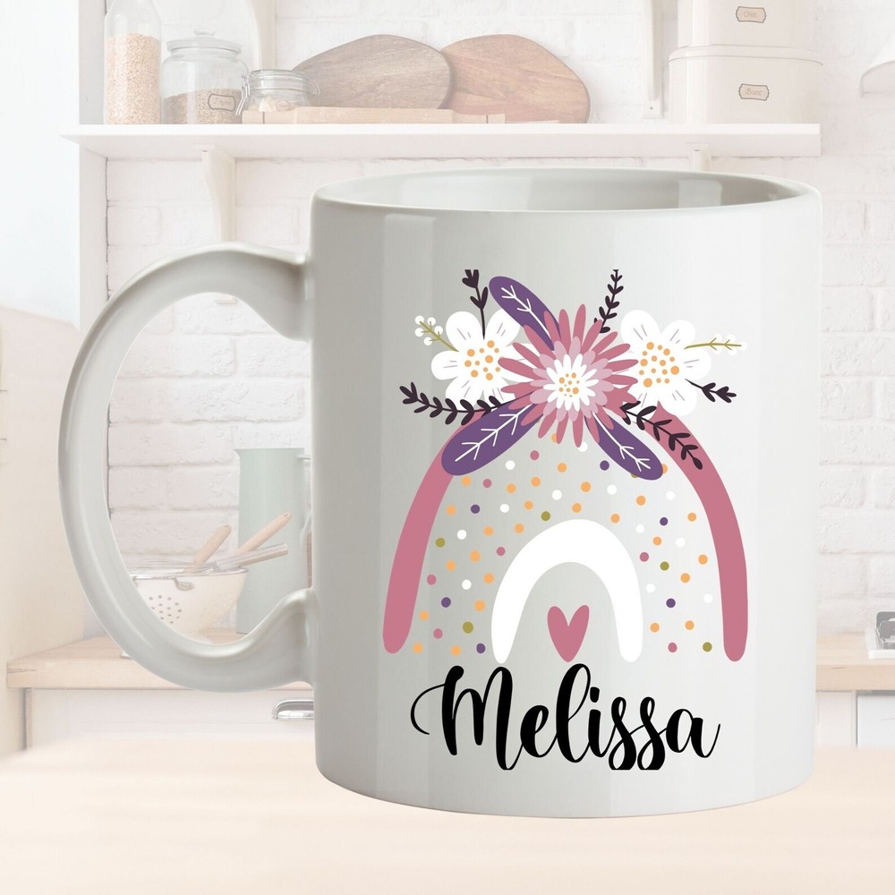 Personalized Cute Rainbow Mug L Hug In A Mug L For Birthday Christmas