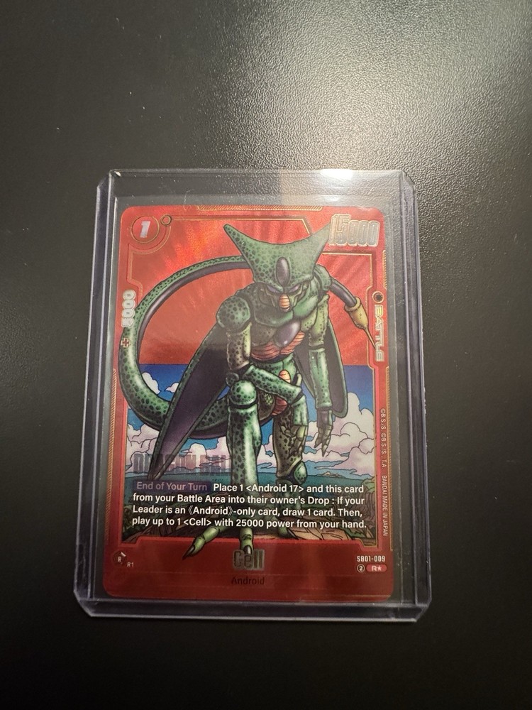 Dragon Ball Super Fusion World Manga Cell Alt Art SB01-009 Red Foil