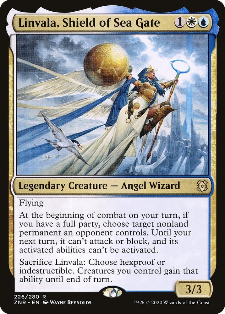 Linvala, Shield of Sea Gate Zendikar Rising Regular