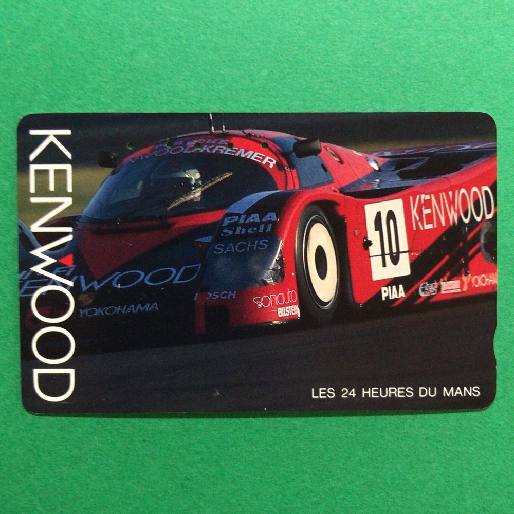 KENWOOD Porsche 962C Le Mans Group C Japan teleca phone card