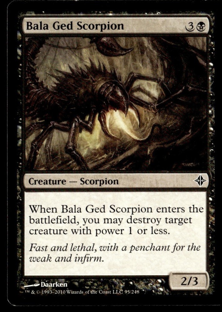 2019 Mystery Booster Bala Ged Scorpion Masters/Common #568