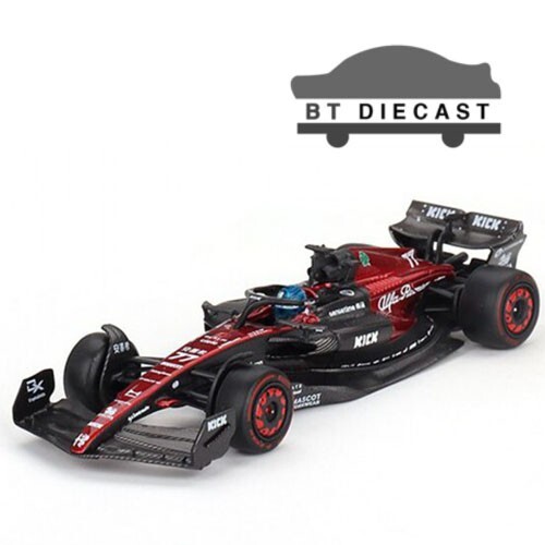 MINI GT ALFA ROMEO C43 2023 F1 AUSTRALIAN GP 1/64 #77 VALTTERI BOTTAS MGT00729