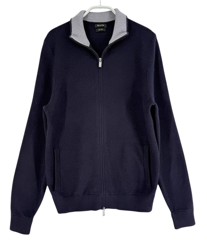 Massimo Dutti Men Zip Jumper Pullover Sweater Size M