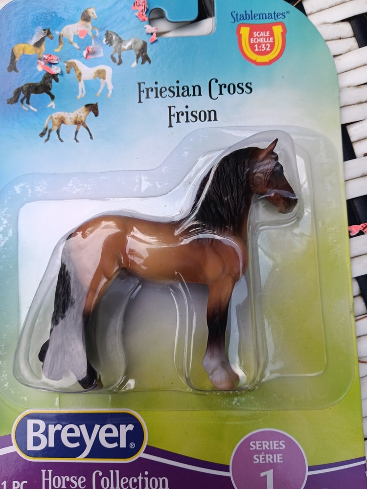 Breyer Stablemate Buckskin Standing Friesian Mold, New