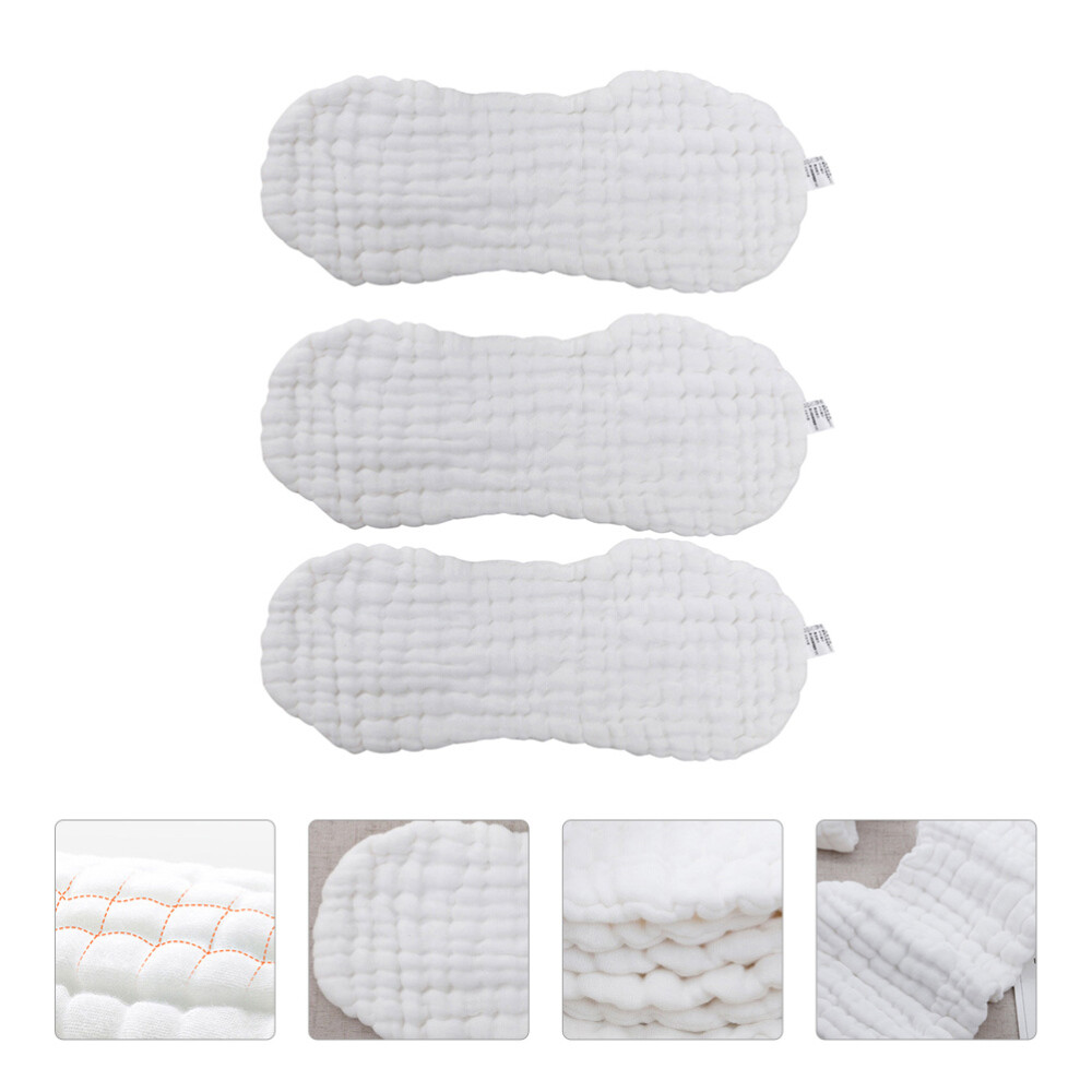 3-Pack Soft Cotton Muslin Diaper Cloth Baby Blankets for Newborn Bedding