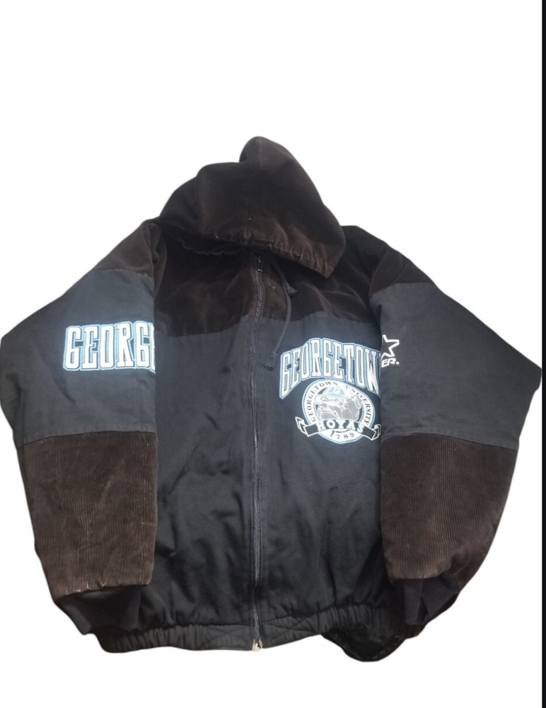 Vintage 90s Georgetown Hoyas Jacket Made in USA Preowned Medium