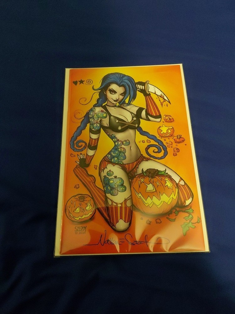ZIRTY GIRLZ #5 SIGNED NATHAN SZERDY - Halloween Jinx
