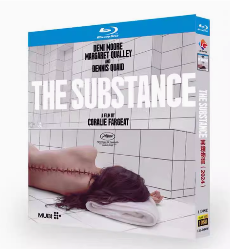 THE SUBSTANCE Movie TV Film 1-Disc All Region New Box Set