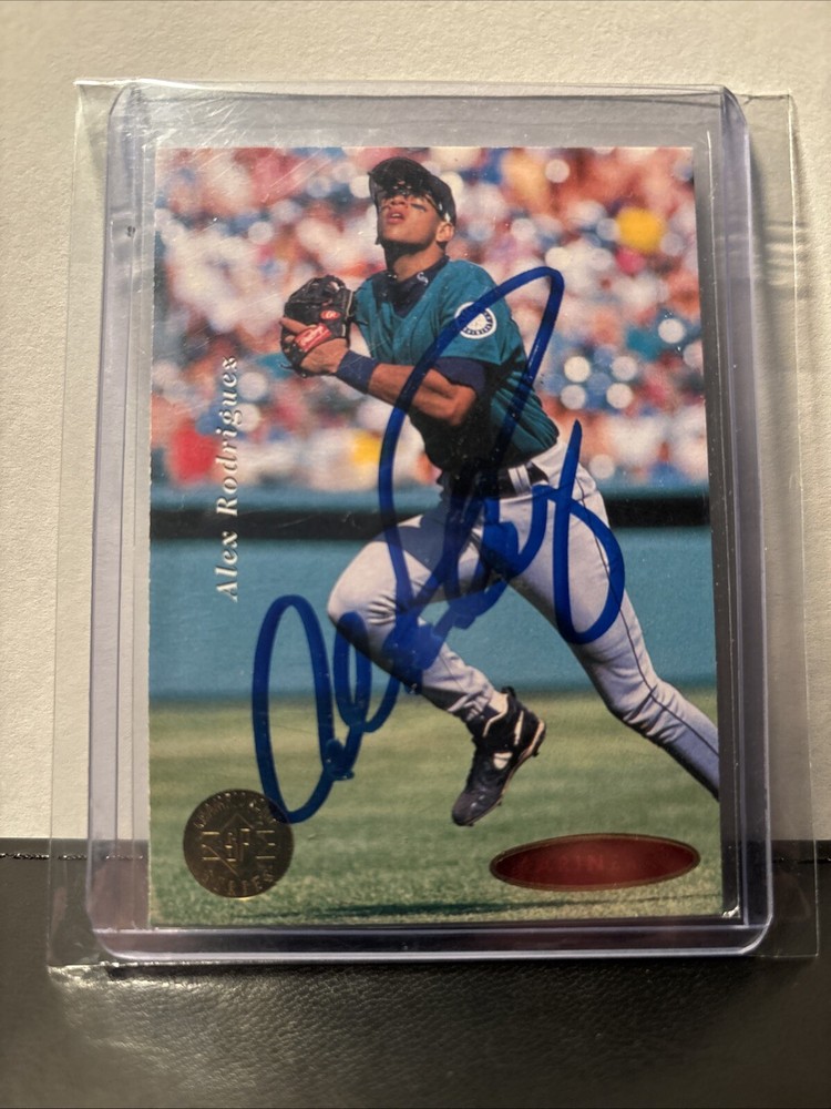 1995 Upper Deck SP Championship Series Alex Rodriguez #184 Beckett COA