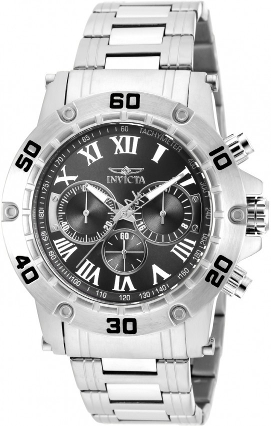 Invicta Men’s Specialty Black Dial Stainelss Steel Watch - 19696 ($595 MSRP)