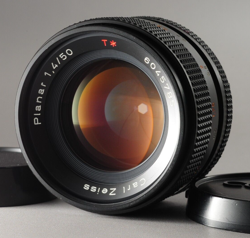 Near Mint Contax Zeiss 50mm F1.4 AEJ Lens Japan 3483