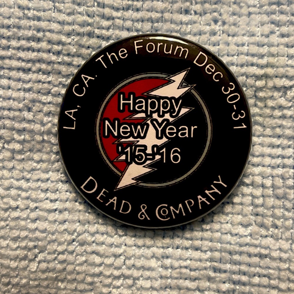 Dead & Company 2015-2016 NYE Los Angeles John Mayer Button-image