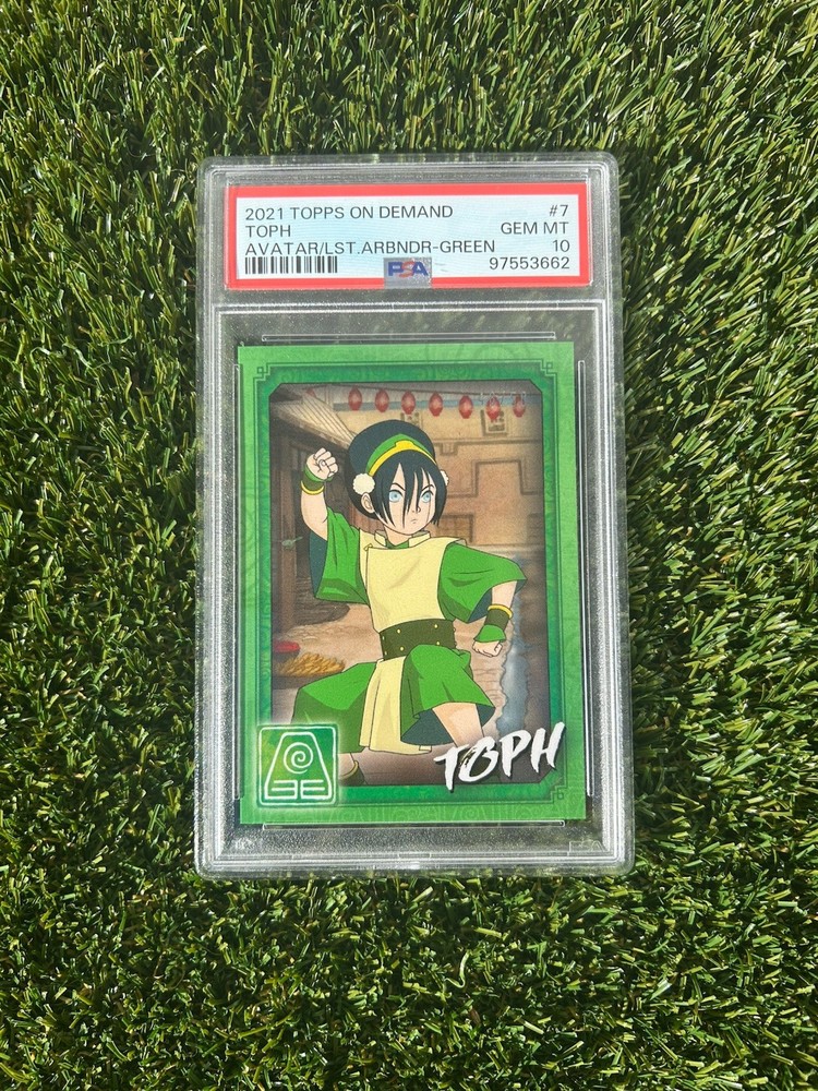 PSA 10 Topps On Demand Toph /50 Green Avatar The Last Airbender