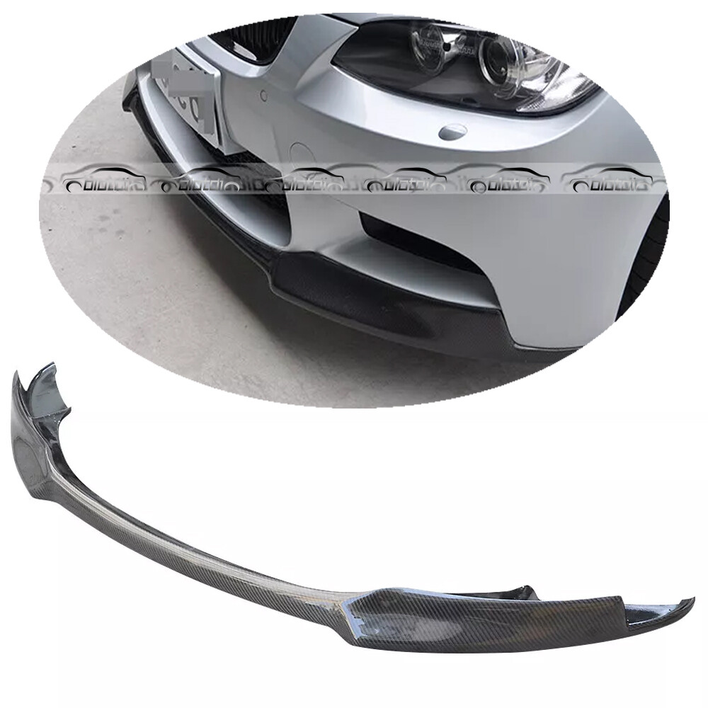 For 2007-2013 BMW E92 M3 3 Series V Style Carbon Fiber Front Bumper Lip Spoiler