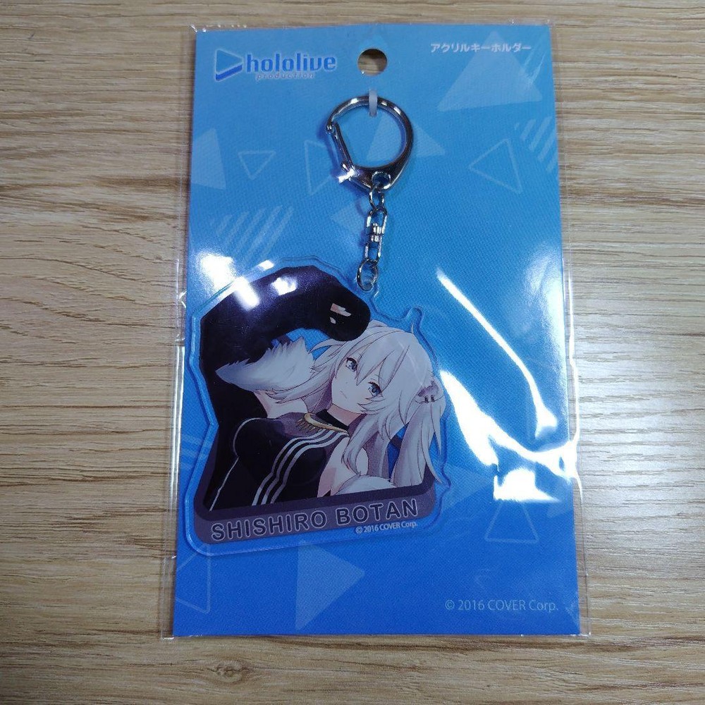 Hololive Shishi Shirabotan Anime Acrylic Keychain Starter Goods