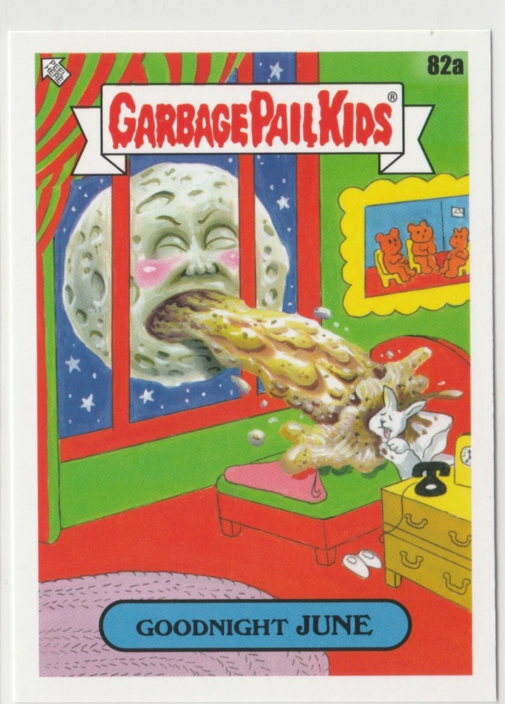 Goodnight June #82a Garbage Pail Kids GPK 2022 Book Worms Trading Card