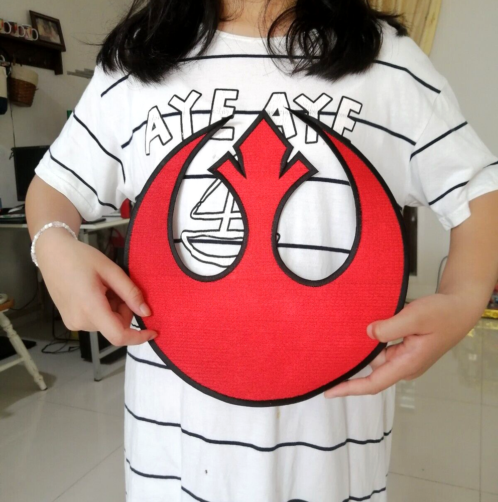 Large Rebel Alliance Empire Star Wars Emblem Embroidered Iron-on Sew-on Patches